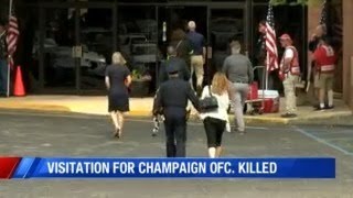 Champaign community members mourn fallen officer