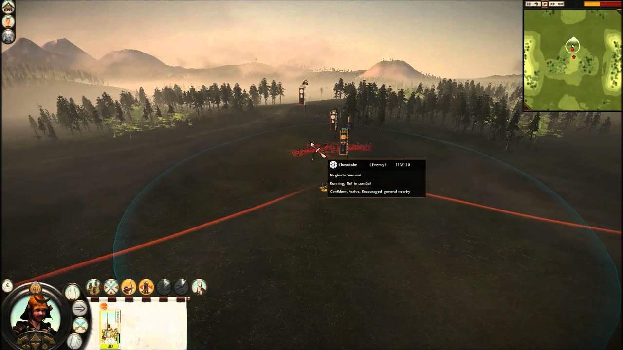 shogun 2 total war: fully-upgraded bow hero vs 2 naginata samurai - YouTube