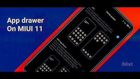 Redmi Note 8 Pro || App Drawer Problem Issue