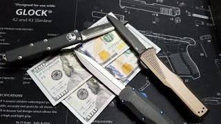 OTF Comparisons Benchmade vs. Microtech (practical/self-defense?)
