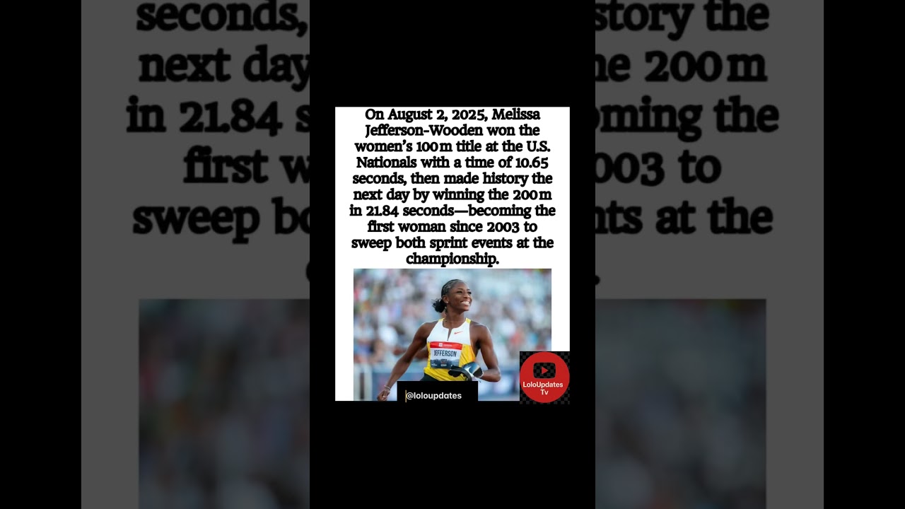 Mellissa Jefferson made history 