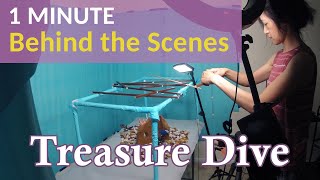 1-MINUTE Behind the Scenes: Treasure Dive Stop-Motion Animation