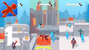 Parkour Race - Gameplay Walkthrough Part 1 (Android, iOS Gameplay)