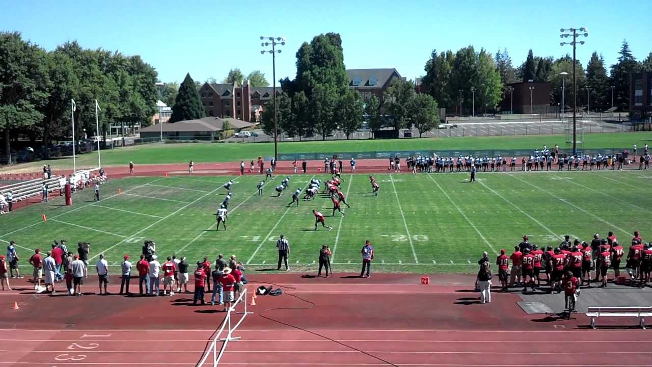 Western Oregon vs Grand Valley State opening TD 9/1/12 YouTube