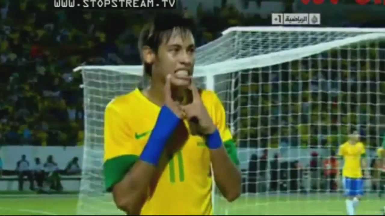 Neymar Hat-Trick _ BRAZIL vs CHINA 8-0  Highlights 11/09/2012