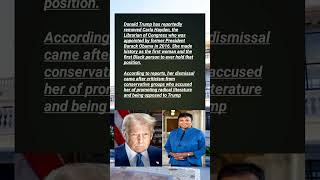 Donald Trump has fired carla vairal #shortsfeed #history #shorts video