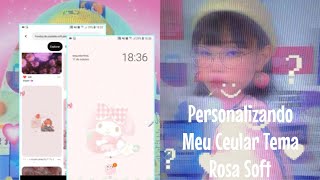 personalizando meu celular android no tema rosa soft!! screenshot 4