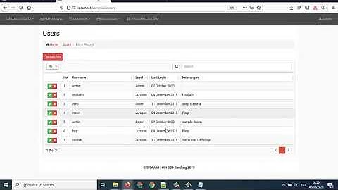 Contoh Sistem informasi Akademik Kampus Universitas PHP Codeigniter CI (Source code )