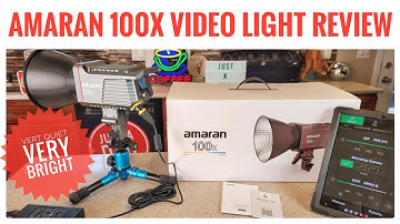 Review Amaran 100x Bi-Color LED Video Light      Very Bright & Quiet Fan!!!!!