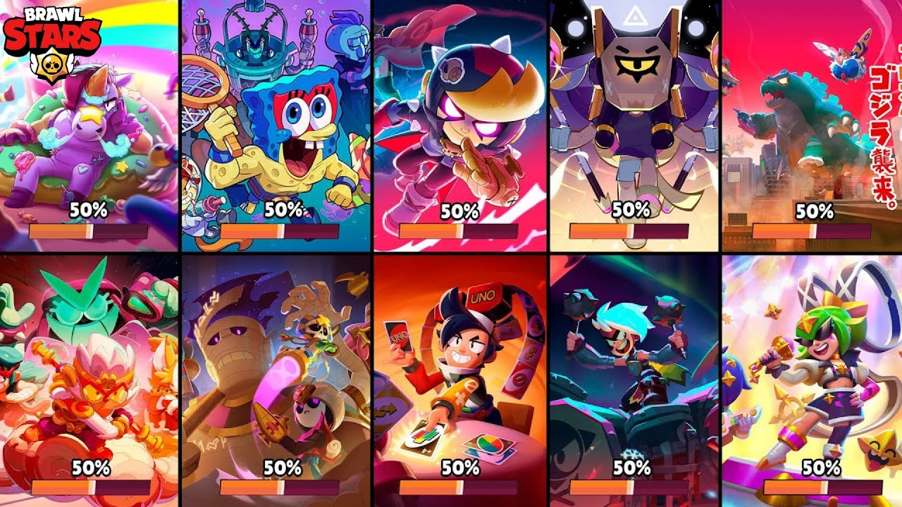 All Loading Screen Evolution in Brawl Stars (2017 - April 2025) | Brawlstars x Good Randoms