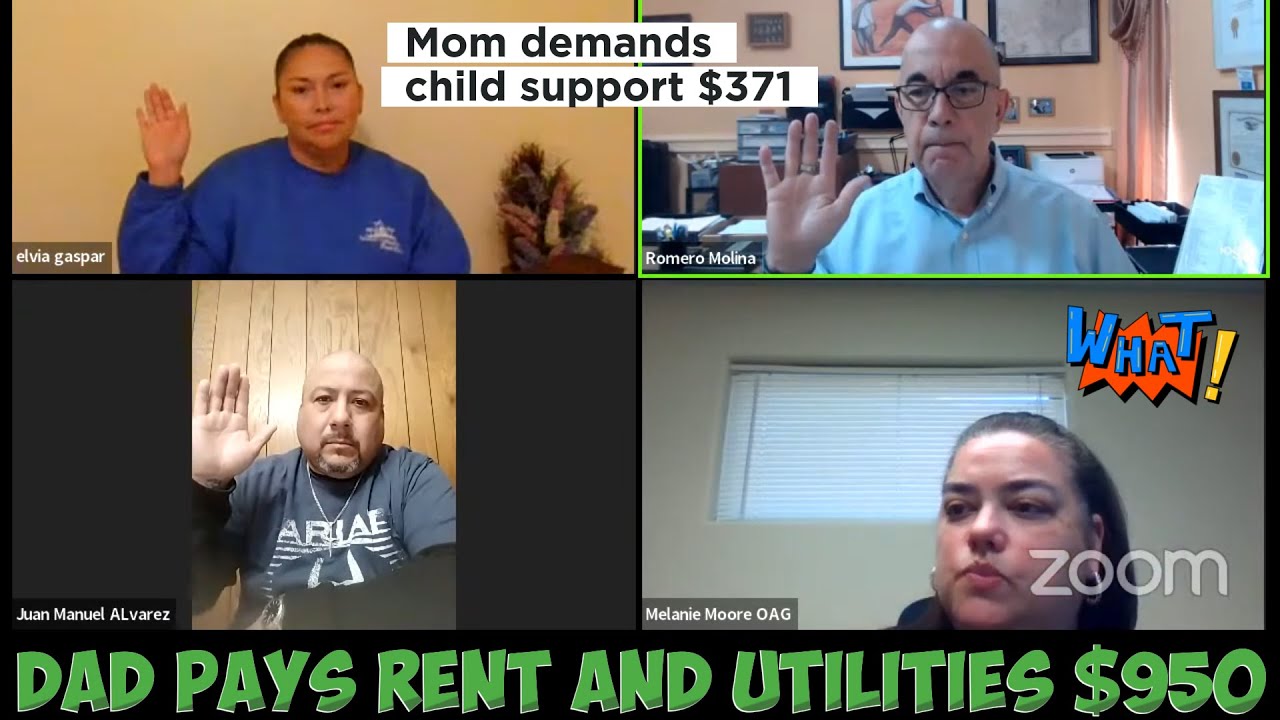 I`m paying Moms rent and utilities $950 BUT you want me to pay child support $371 as well?