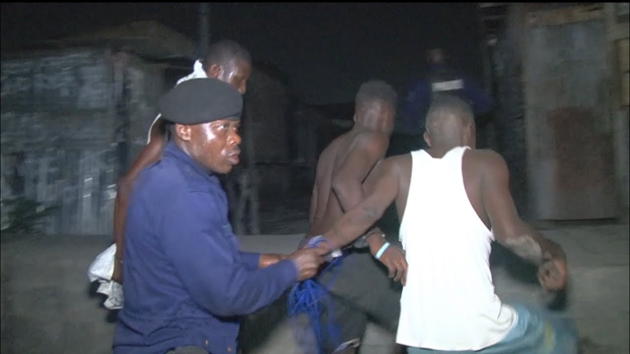 Arrestation des crim!nels et des trafiquants de dr@gues les plus recherchés par la police à Kinshasa