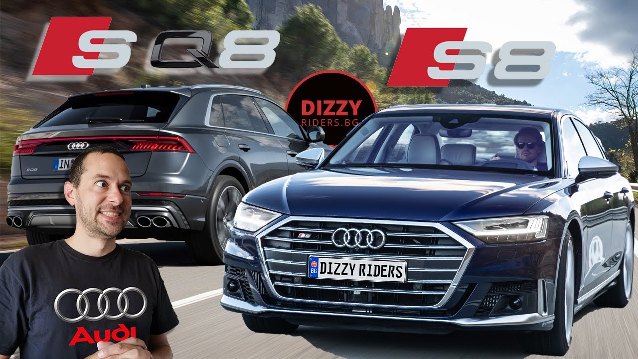 Audi S8 vs SQ8: могъщото дуо с 1006 коня!