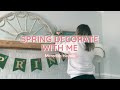 *NEW* SPRING DECORATE WITH ME//LIVING ROOM, KITCHEN, BATHROOM