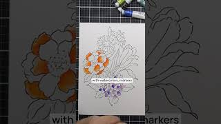 featuring our Stamp & Paint One Happy Bouquet! #altenew