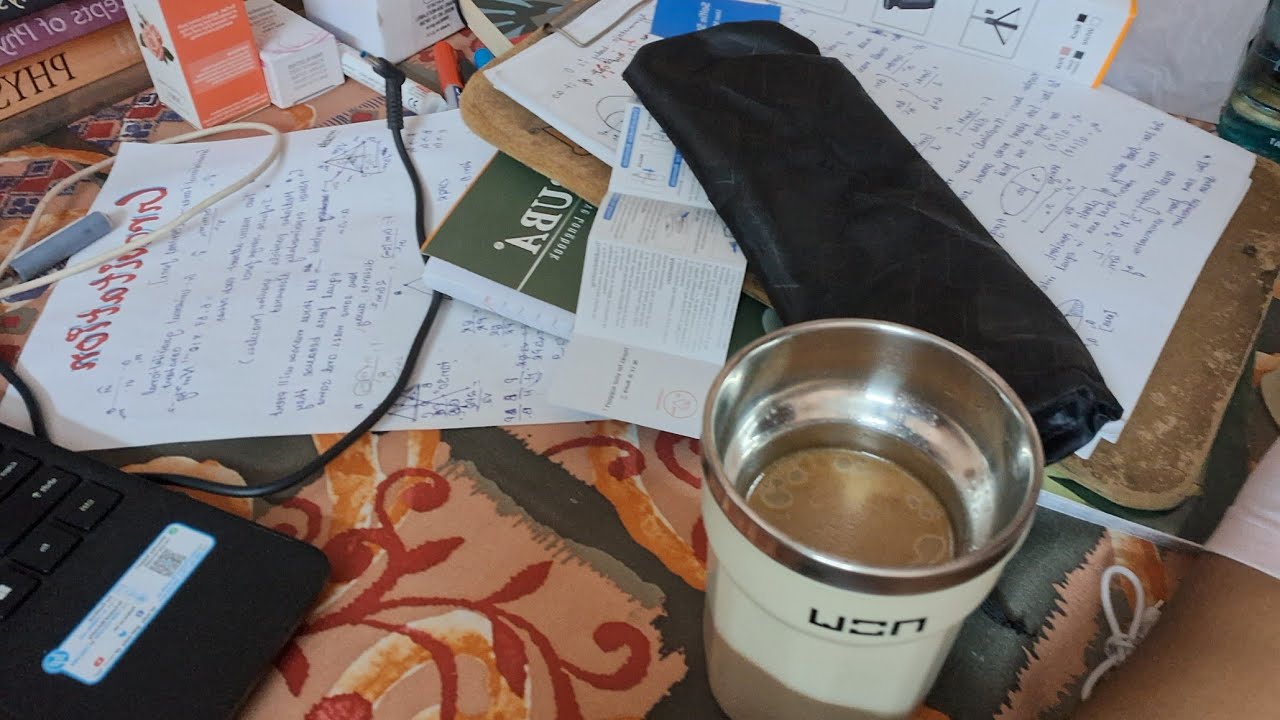 Study with me part 1 , with No background music 