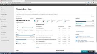 Demo Microsoft SecureScore october 2020