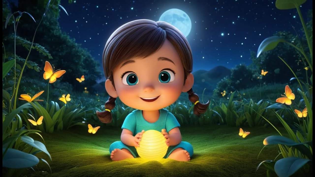 Tiny Glow Worms Light the Skies! | Magical Nighttime Song for Kids | Glow Worm Adventure Rhyme