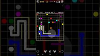 How To Solve Flow Free Pathway Pack Level 103 14x14 Harder Board Walk Through Solution Walkthrough
