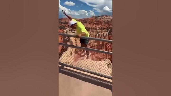 MAN ALMOST FALLS INTO THE GRAND CANYON 😱😳🤦‍♂️ | LARAPTV #grandcanyon #pranks #notfunny