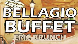Epic BELLAGIO BUFFET BRUNCH VLOG. Detailed Walkthrough, Food Tasting, and Interview!