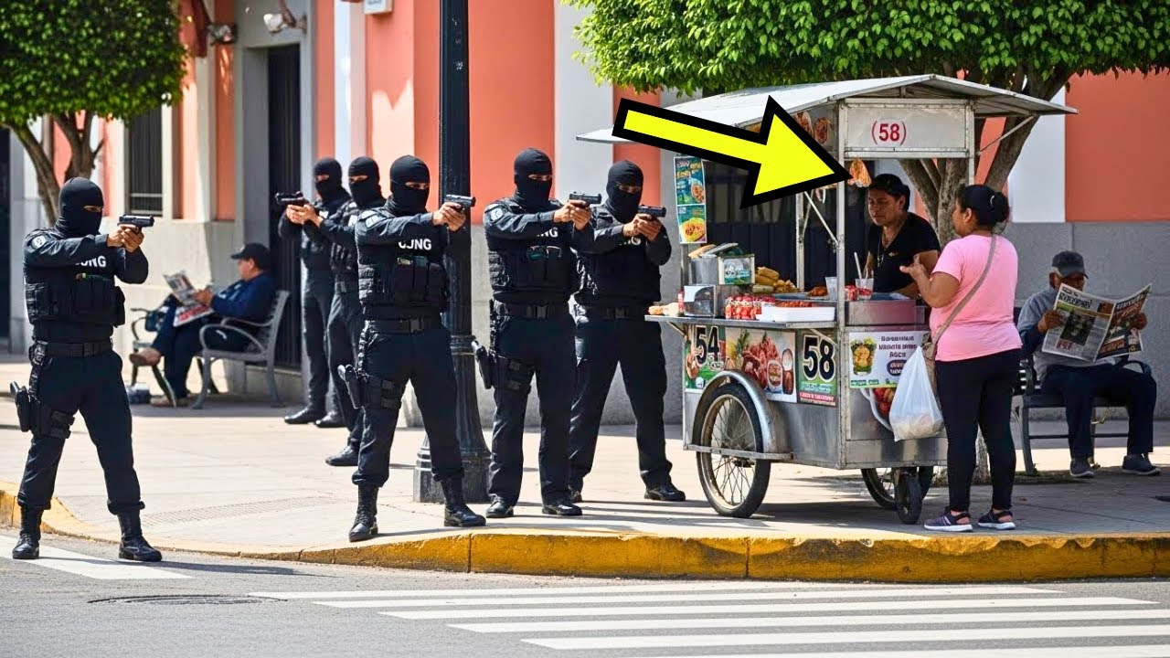 El CJNG Amenazó A Un Vendedor Ambulante — No Sabían Quién Lo Estaba Observando