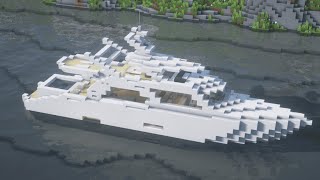 Minecraft Tutorial | Yacht | Gracium - Modern City #8