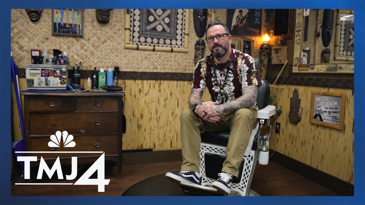 The tiki barbershop hidden inside a Wisconsin strip mall - YouTube The tiki barbershop hidden inside a Wisconsin strip mall - YouTube