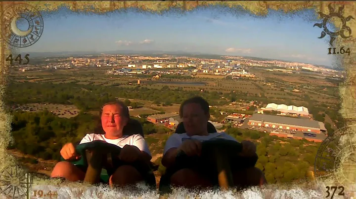 Girl passing out on rollercoaster shambhala salou ...