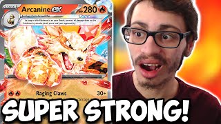 Arcanine ex Is SUPER Strong! Don't Attack It! Fire Armarouge Combo Scarlet & Violet PTCGL