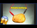 How to make your own potato battery / fair science project, you can do at home