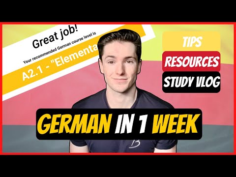 Learning German in 7 Days (Challenge)