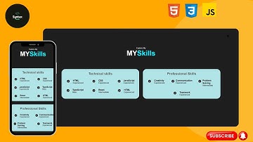 How To Make A Portfolio Website Using HTML CSS JS | Complete Responsive Website Design   (Part 3)