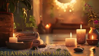 Soft Water Sounds With Relaxing Piano Music | Relieve Anxiety, Spa Music, Good Sleep Music