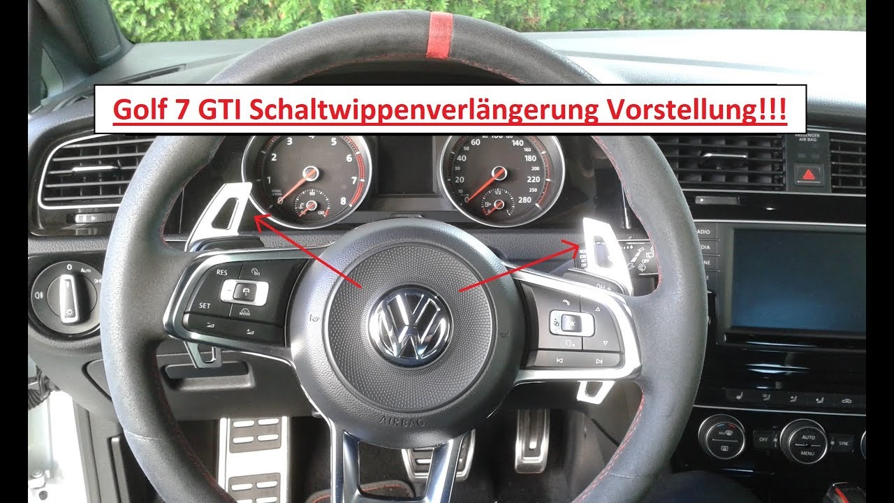 VW Tiguan AD Schaltwippen Lenkrad Nachrüstpaket