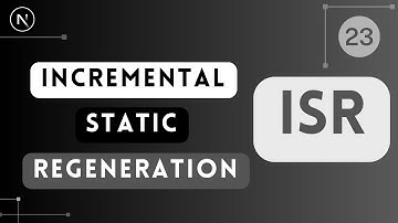 Next.js Darija Tutorial #23 - Incremental static regeneration (ISR) شرح بالدارجة