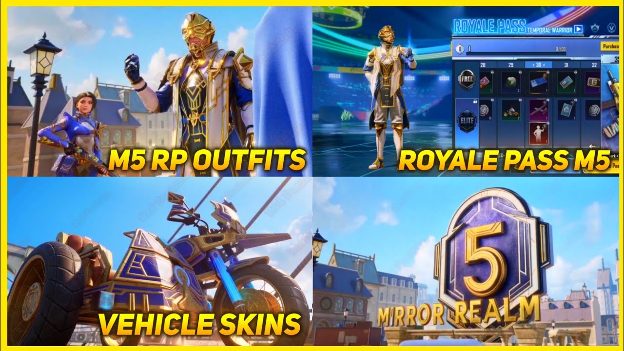 1 to 50 M5 RP REWARDS | Royale Pass M5 RP Rewards || 50RP Outfit & Kar98 Skin - BGMI / PUBG Mobile