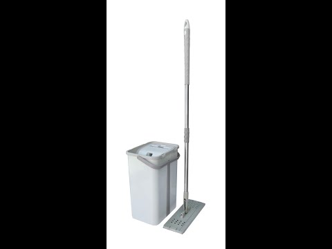 Набір для збирання Максі 12 літрів (відро+швабра) білий ZP-300 (ZAMBAK plastic), відео 1