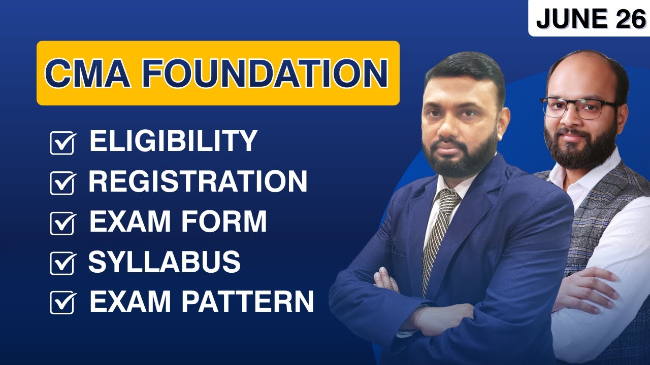 CMA Foundation June 2026 Complete Details | CMA Course Eligibility ...