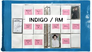 RM 1st Album Indigo BTS binder set up | album inclusions and preorder benefits