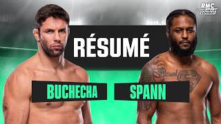 Résumé UFC : Un KO ONE PUNCH spectaculaire chez poids lourds entre Spann et Buchecha