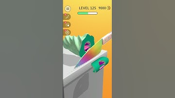 ASMR Slicing Game | Level-125 | Satisfying Gameplay #games #gaming #shorts #asmrslicing #asmr #game