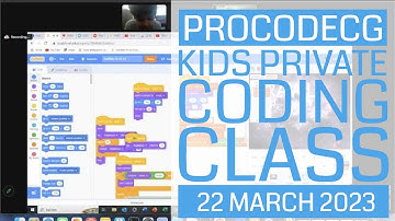 ProCodeCG Kids Private Coding Class - Flurin & Corsin - 22 March 2023