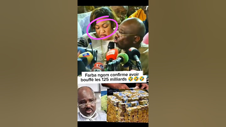 Farba ngom confirme avoir bouffé les 125 milliards. N'oubliez pas d'abonner et liker  pour la suite