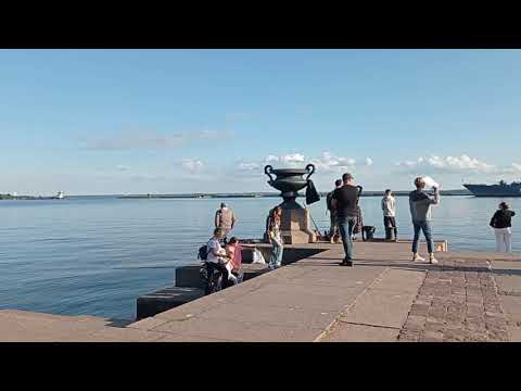 Путешествие из Кронштадта в Петербург по Петергофской дороге (часть 1: Кронштадт - Стрельна)