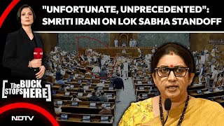 Parliament Chaos | "Unfortunate, Unprecedented": Smriti Irani on Lok Sabha Standoff Near PM's Seat