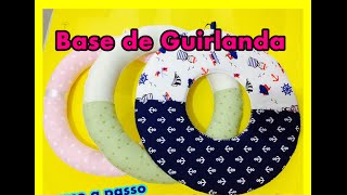 DIY Base de guirlanda fina - Artesanato