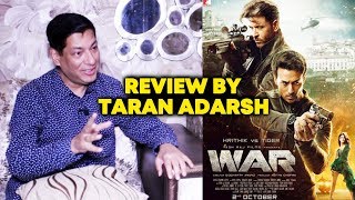 WAR REVIEW By Trade Expert Taran Adarsh | Blockbuster | Hrithik Roshan, Tiger Shroff