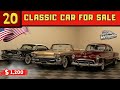 20 Surprising Classic Cars For Sale NOW