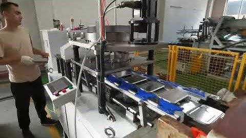 small square can curling lining machine with oven